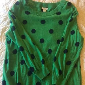 Polka dot sweater